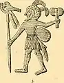 Drawing of a hunter.