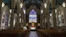 Interior of St. Michael's Cathedral Basilica