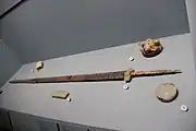 Sword with jade guard, Han dynasty