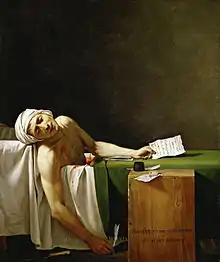 Death of Marat by Jacques-Louis David (1793)