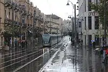 Jaffa Road in the rain