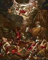 Joachim Wtewael, Annunciation to the Shepherds, 1606