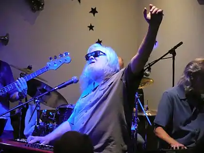 Neel performing in 2016