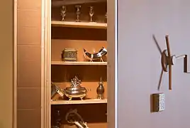 Deposit treasures in the replica safe