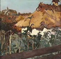 Landscape: Cottage; 1900s, oil on canvas, 76 × 74 cm, National Museum, Warsaw.