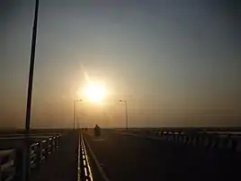 Kosi Bridge at Baluwaha Ghat near Saharsa City