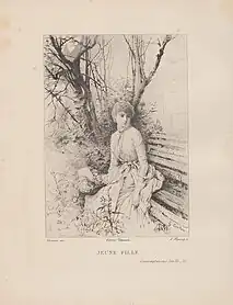 Young girl (after Courtois)