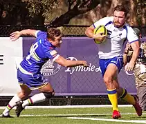 Lachlan Maranta (in white) in 2018