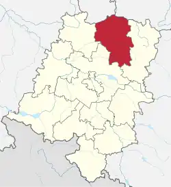 Location within the voivodeship