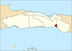 Location within Gorontalo Province