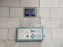 London Roman Wall – Museum of London Walking Tour Plaque 11