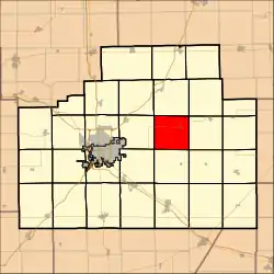 Location in McLean County