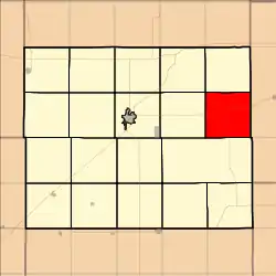 Location in Ellsworth County