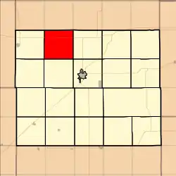 Location in Ellsworth County