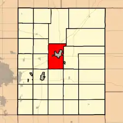 Location in Butler County