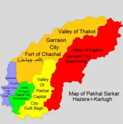 Sultanate of Hazara and its sub-divisions