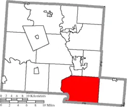 Location of Pickaway Township in Pickaway County
