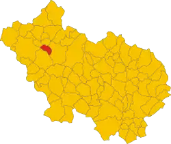 Fumone within the Province of Frosinone