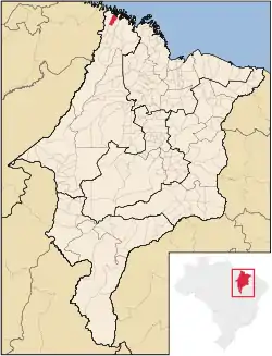 Location in Maranhão state