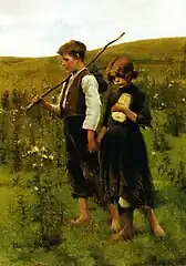 On the Way to the Fields, 1883–87