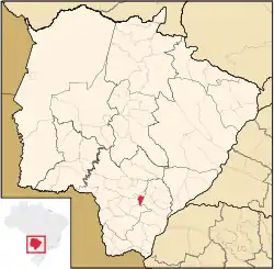 Location in Mato Grosso do Sul state