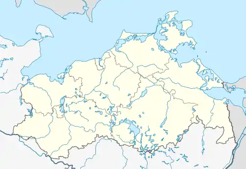 Rechlin is located in Mecklenburg-Vorpommern