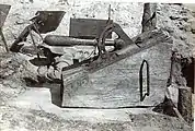 An Austrian Granatenwerfer set up for direct fire