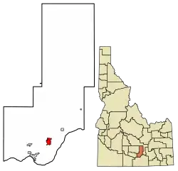 Location in Minidoka County, Idaho