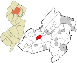 Location in Morris County and the state of New Jersey.