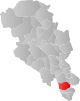 Brandbu within Oppland