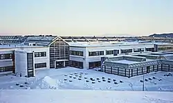 View of the university campus in Dragvoll