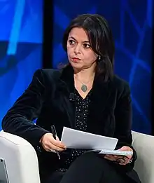 Nahlah Ayed at the Halifax International Security Forum in 2017