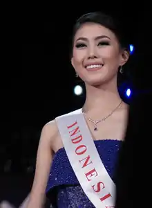 Miss Indonesia 2016Natasha Mannuela Halim,of Bangka Belitung