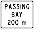 (A42-2/IG-7) Passing Bay Ahead (in 200 metres)