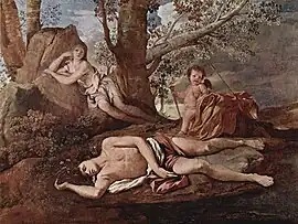 Nicolas Poussin, Écho et Narcisse (ca. 1629–1630)