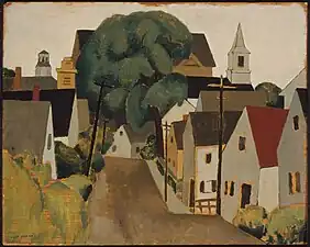 Down the Hill (1924), Museum of Fine Arts, Boston