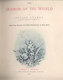 First page of English edition 'Le Miroir du Monde'
