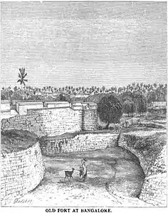 Old Fort at Bangalore (MacLeod, p. 144, 1871)
