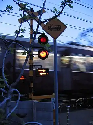 Level crossing in Japan