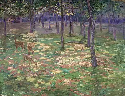 Deer at the Bechyňský Game Reserve