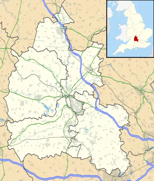Wolvercote is located in Oxfordshire