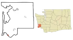 Location of Chinook, Washington