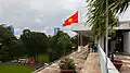 Flag of Vietnam hoisted in the Independence Palace