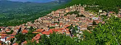 Panoramic view of San Donato Val di Comino