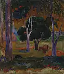 Landscape with a Pig and a Horse (Hiva Oa), 1903,  Ateneum, Helsinki