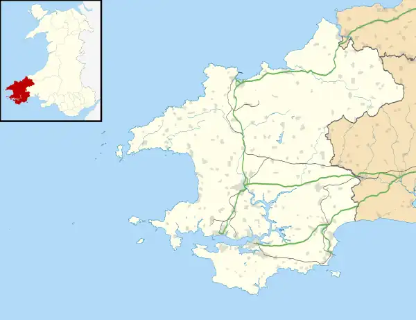 Llantood is located in Pembrokeshire
