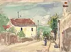 Camille Pissarro, La Rue de l'Hermitage, Pontoise, 1873–1875