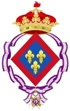 Isabella's lesser coat of arms (Posthumous)