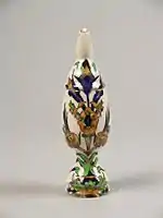 Pot with cover with abstract floral decor, 1890