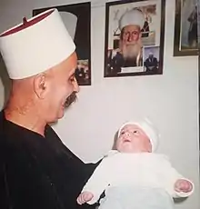 Preparing for a ritual circumcision to a Druze child